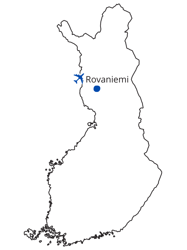 Mapa - Rovaniemi